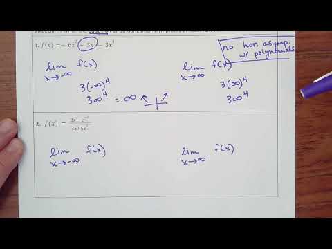 2.5- Horizontal Asymptotes with Analytic Limits