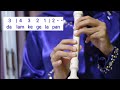 Instrumen Not Angka Lagu Hymne Guru Recorder Cover