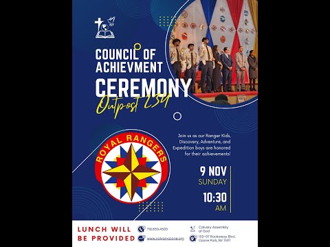 Royal Rangers Council of Achievement 2025