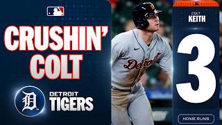K3ITH! 3️⃣ Colt Keith has a THREE HOME RUN GAME for the Detroit Tigers! ???? | MLB Highlights