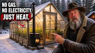 How the Amish HEAT a Winter Greenhouse WITHOUT GAS or ELECTRICITY