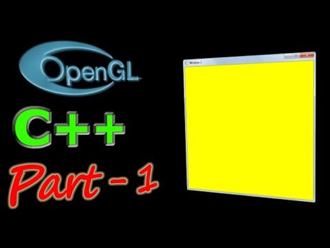 OpenGL Tutorial - 1 | Getting Started | OpenGL in C++ with the GLUT library
