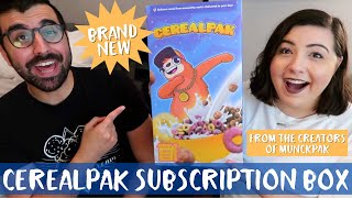 CerealPak June 2021 | Cereal Subscription Box from the Creators of MunchPak | Unboxing & Taste Test