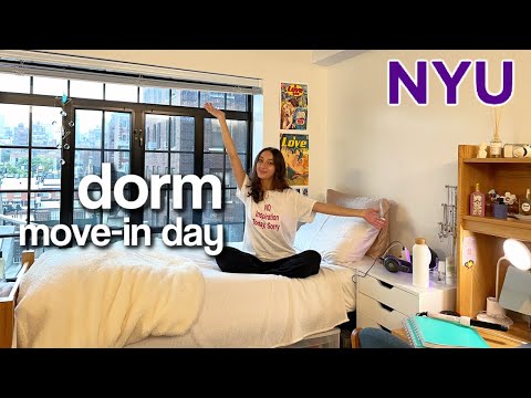 MOVE-IN TO COLLEGE WITH ME *NYU move-in day vlog*