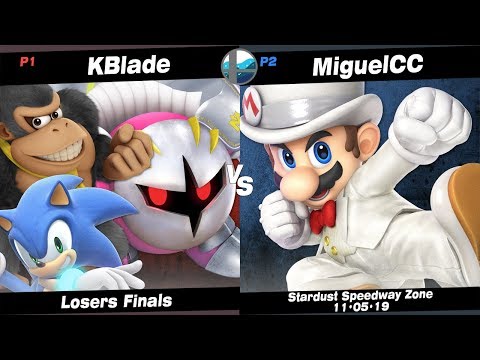 Stardust Speedway: KBlade (Sonic, DK, Meta Knight) vs MiguelCC (Mario) - Losers Finals