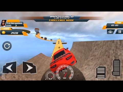 Crazy Racing Extreme Car Tracks 3D - Impossible Car Stunts #2 | Android Gameplay | Friction Games