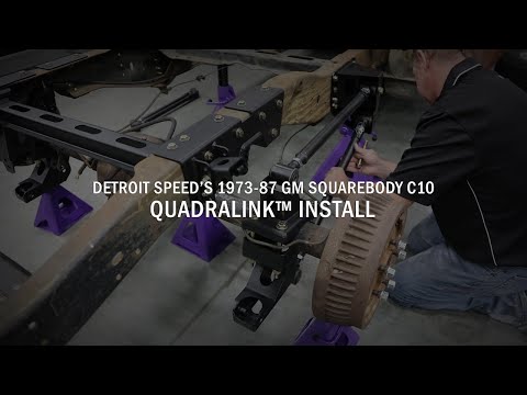 1973-87 GM Squarebody C10 Install - QUADRALink - Detroit Speed