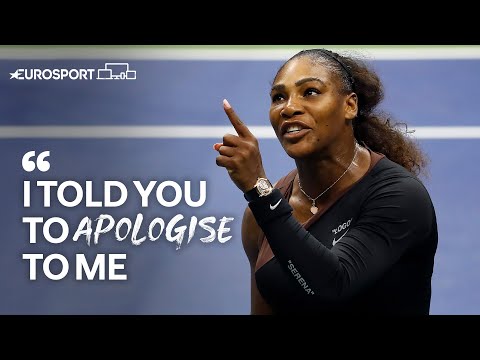 Serena Williams's argument at the 2018 US Open Final | Eurosport Tennis