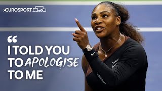 Serena Williams&#39;s argument at the 2018 US Open Final | Eurosport Tennis
