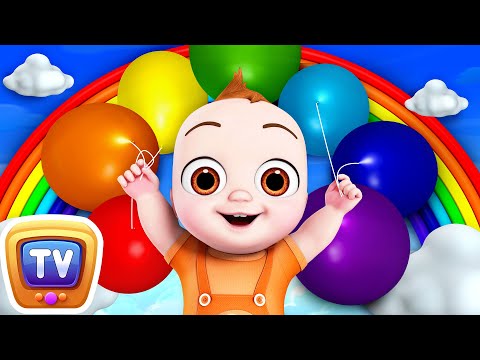 The Rainbow Party - Color Songs for Children - ChuChu TV Funzone Nursery Rhymes & Toddler Videos