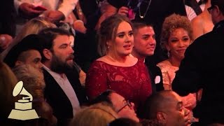 Adele & The Weeknd | Audience Cam | 58th GRAMMYs