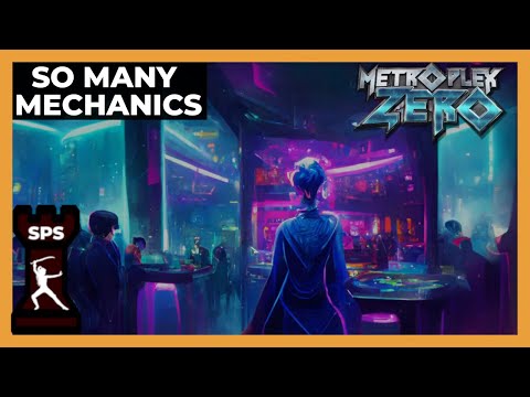 SO MANY MECHANICS.... - Metroplex Zero Scifi Card Battler - Demo
