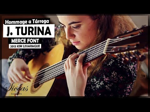 Merce Font plays Hommage a Tárrega by J. Turina on a  2013 Kim Lissarrague classical guitar