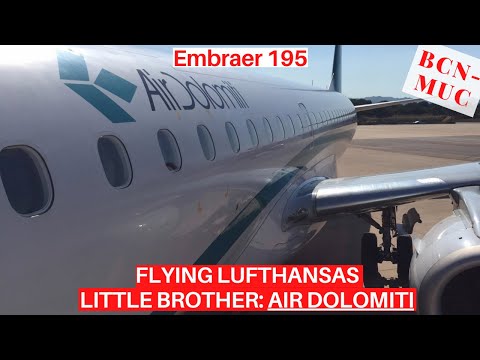 TRIPREPORT 4K | AIR DOLOMITI EMBRAER E195 | BARCELONA - MUNICH