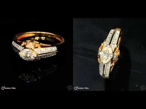 Vibox Diamond Movie Of Marquise center piece ring