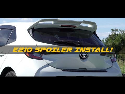 2019+ Corolla Hatchback: How-To Install OEM Toyota Spoiler