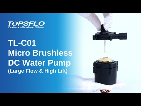 TOPSFLO Large Flow High Lift Micro Brushless DC Water Pumps #dcwaterpump #waterpump