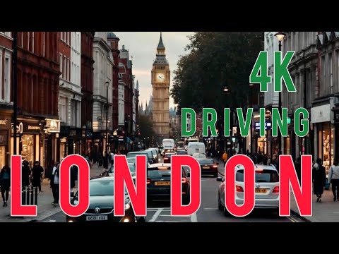 Real London Drive in 4K | Peaceful Daytime Dashcam Journey