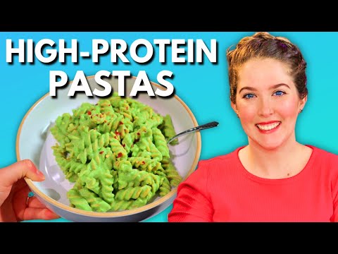 VEGAN HIGH-PROTEIN PASTAS! Cajun Pasta, Red Lentil Pasta & Pesto Pasta