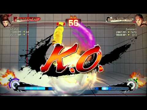 SSF4 AE:2012 lutuna (Juri) vs Zenonn1 (Ryu)