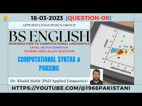 Computational Syntax & Parsing