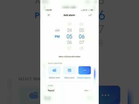 Add alarm clock for Xiaomi phone