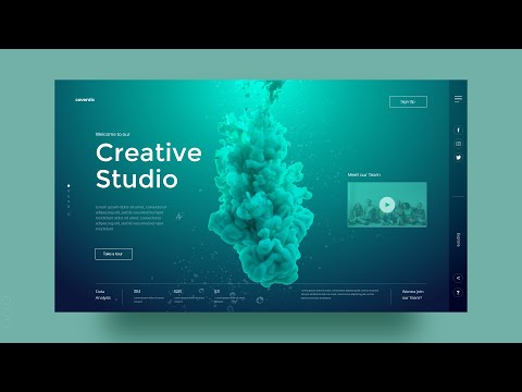 Web Design In Adobe XD | How To Make Website UI Design Using Adobe XD