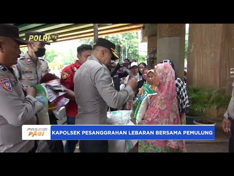 POLSEK PESANGGRAHAN LEBARAN BARENG PEMULUNG