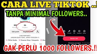 Download lagu CARA LIVE TIKTOK TANPA MINIMAL FOLLOWER ‼️ #caralivetiktoktanpafollowers #livetiktok #caralivetiktok mp3