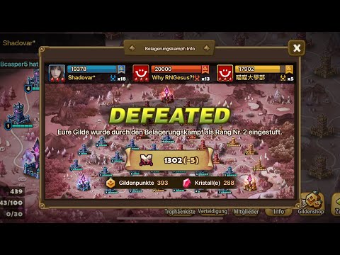 G3 Siege vs Why RNGesus vs kA