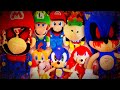 Crazy Mario Bros MARIO EXE VS SONIC EXE