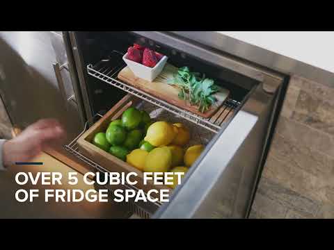 Outdoor Kitchen Undercounter Refrigerator Options – Weatherproof Fridges for Patio & BBQ Areas