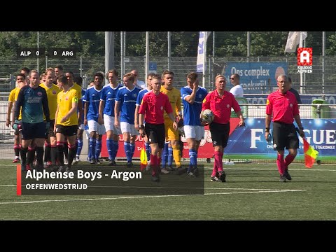 Samenvatting Alphense Boys - Argon (8 augustus 2020)