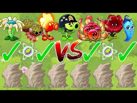 Pvz 2 Tournament 4 Team Plants Level 1 PEA x SHADOW x ELECTRIC x FIRE Battlez - Who Will Win?
