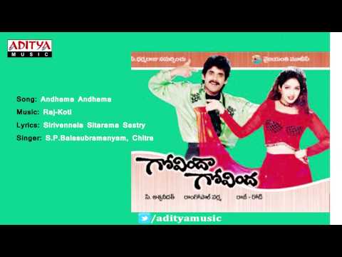 Govinda Govinda Telugu Movie | Andhama Andhama Full Song | Nagarjuna, Sridevi