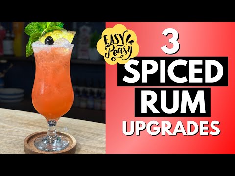 3 EASY Spiced Rum Cocktails (Better than Captain Morgan)