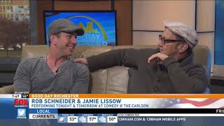 Rob Schneider & Jamie Lissow on Good Day Rochester video