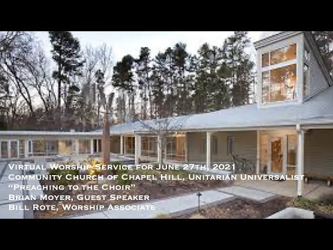 June 27th, 2021 Virtual Worship Service