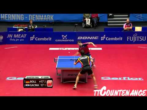 European Championships: Timo Boll-Andrej Gacina