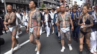 浅草三社祭2018②  神輿 浅草5代目高橋組 丸金 西浅三北 平成30年 町内神輿連合渡御