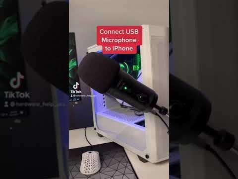 How to Connect USB Microphone to iPhone #iphone #apple #tech #shorts