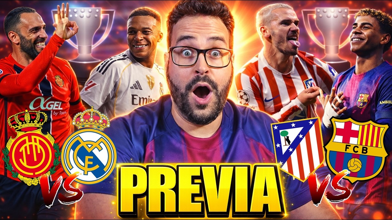 PREVIA ATLETI vs BARÇA y MALLORCA vs MADRID ¡VUELVE LA LIGA con PARTIDAZOS!