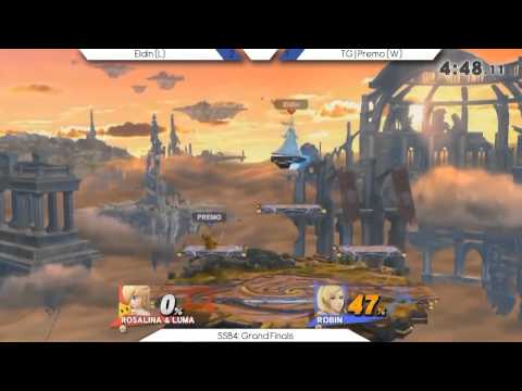 Turtle Smash 4 WiiU Grand Finals - Eldin (Rosalina) vs. TG|Premo (Peach, Robin, Mario)