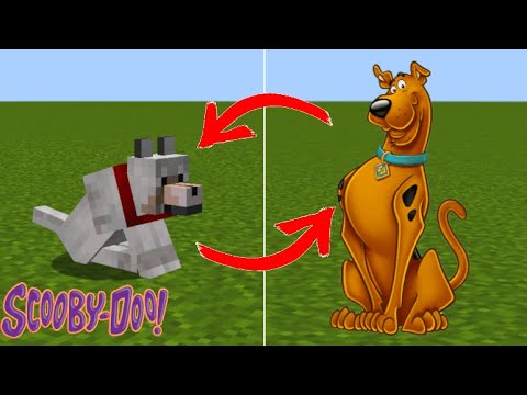 Scooby Doo dog in minecraft?!