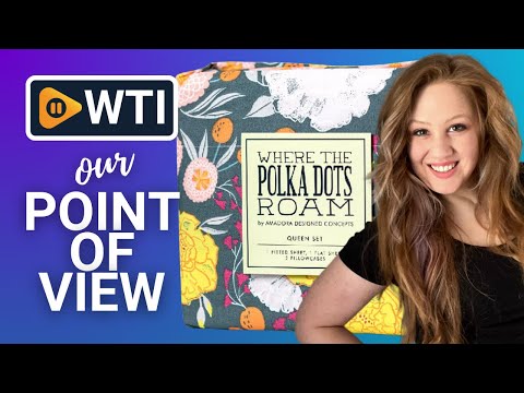 Where The Polka Dots Roam Dark Floral Bedsheets King Size - WTI product video review