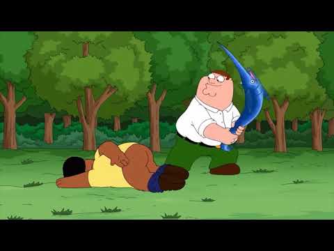 Peter Spanking Cleveland With A Sword Fish