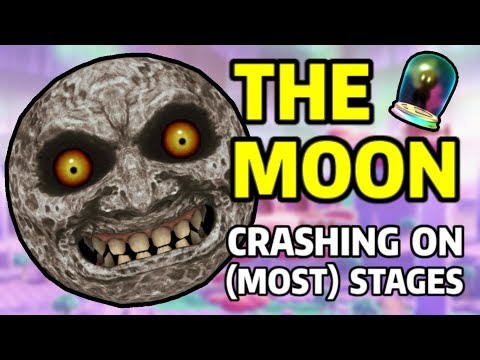 The Moon Crashing into (Most) Stages | Super Smash Bros. Ultimate
