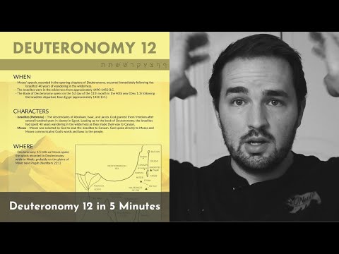 Deuteronomy 12 Summary: 5 Minute Bible Study