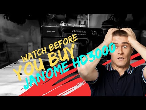 Watch Before you Buy Janome HD3000 is a heavy duty sewing machine || Products Artist