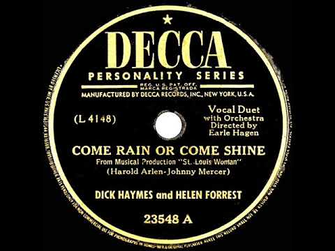 Come Rain Or Come Shine video